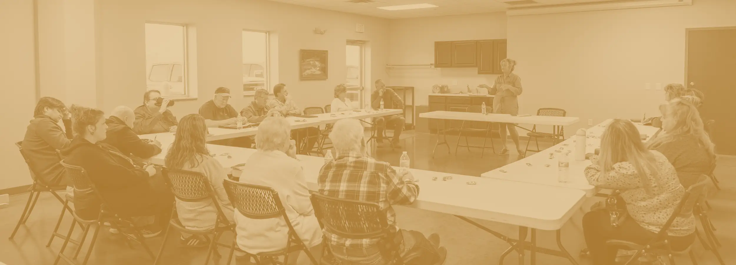 "Morning Brew" gathering with the Spencer County Regional Chamber of Commerce.