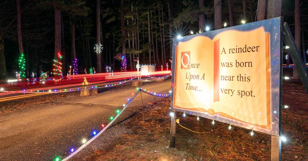 Santa Claus Land of Lights in Santa Claus, Indiana