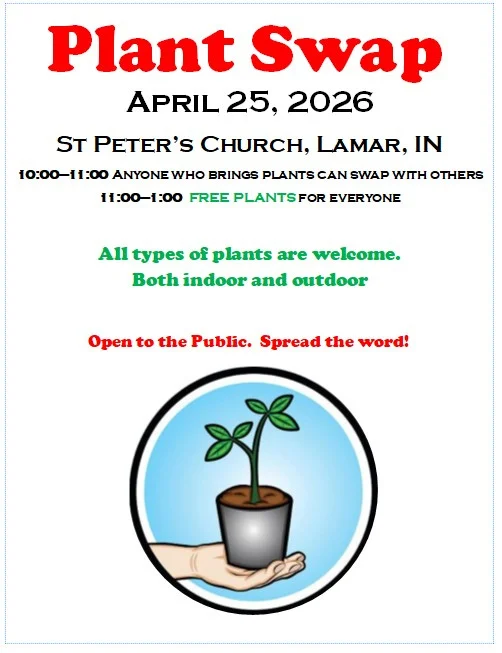 Plant Swap at St. Peter's Church